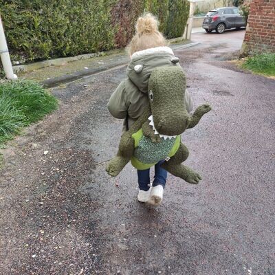 Le Digosaure - sac - doudou - range pyjama