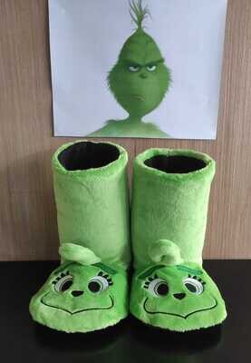 Broderie Grinch pour chaussons