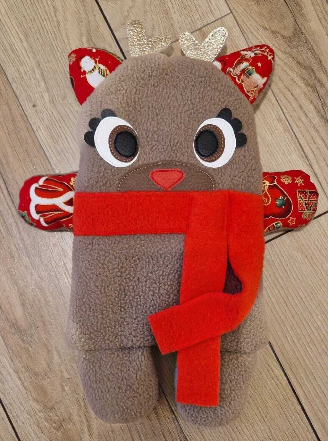 Bouillotte ou doudou de Noel - Le renne