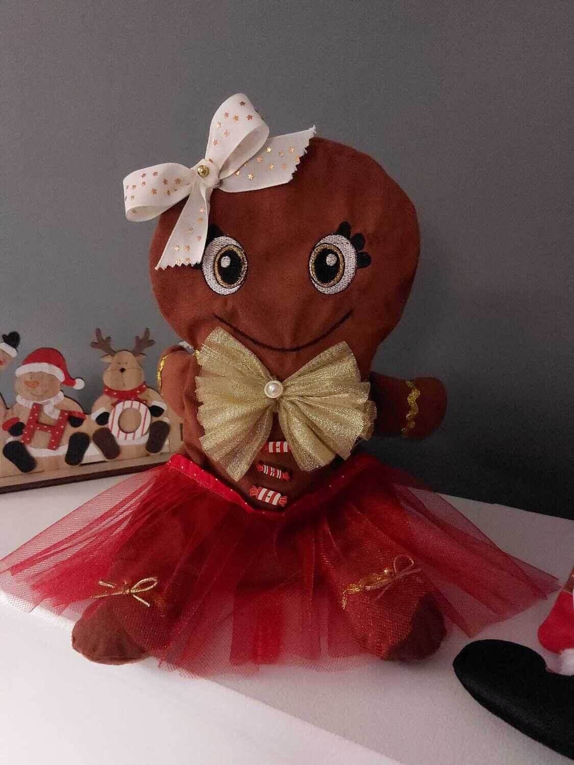 Bouillotte ou doudou de Noel - le pain d epices