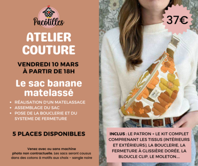 Atelier couture - le sac banane