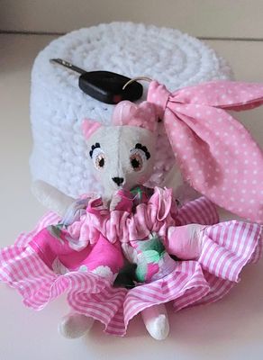 ITH Porte Cle -LOT chat/lapin/licorne/cheval/ane/ours/panda
