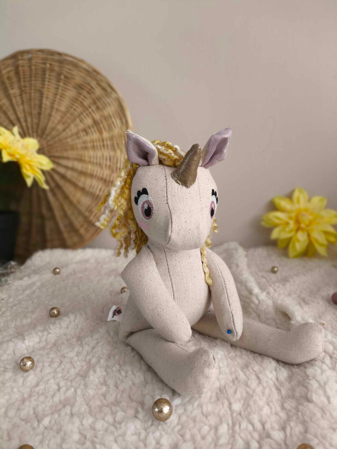 Poupee - licorne ane cheval
