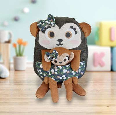 Le LOT de Sacapluches - Renard, biche, ours, panda, loutre, singe