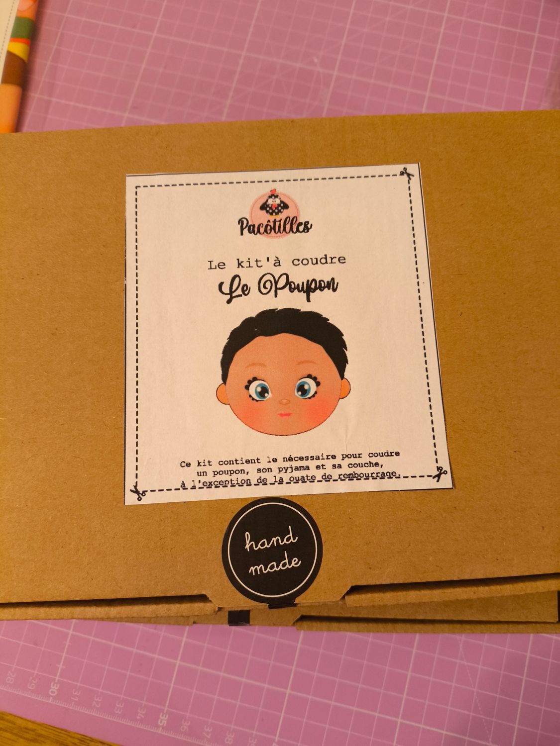 Kit Le poupon Malo ou Rosie - peau foncée