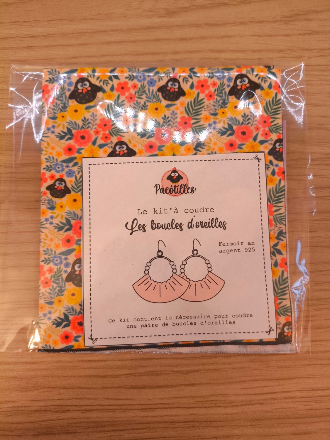 Kit boucle d&#39;oreille - fleur