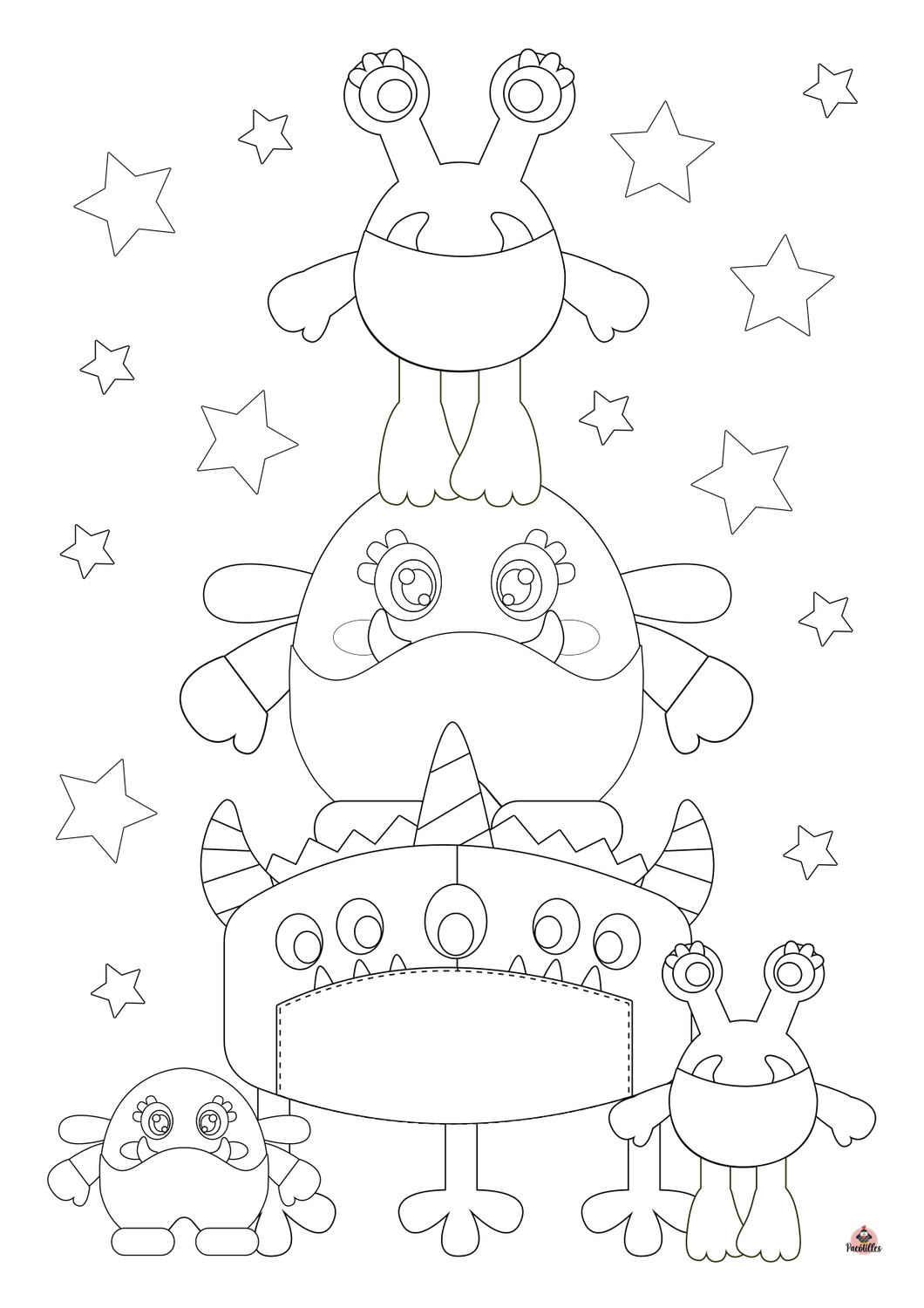 Coloriage monstre
