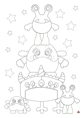 Coloriage monstre