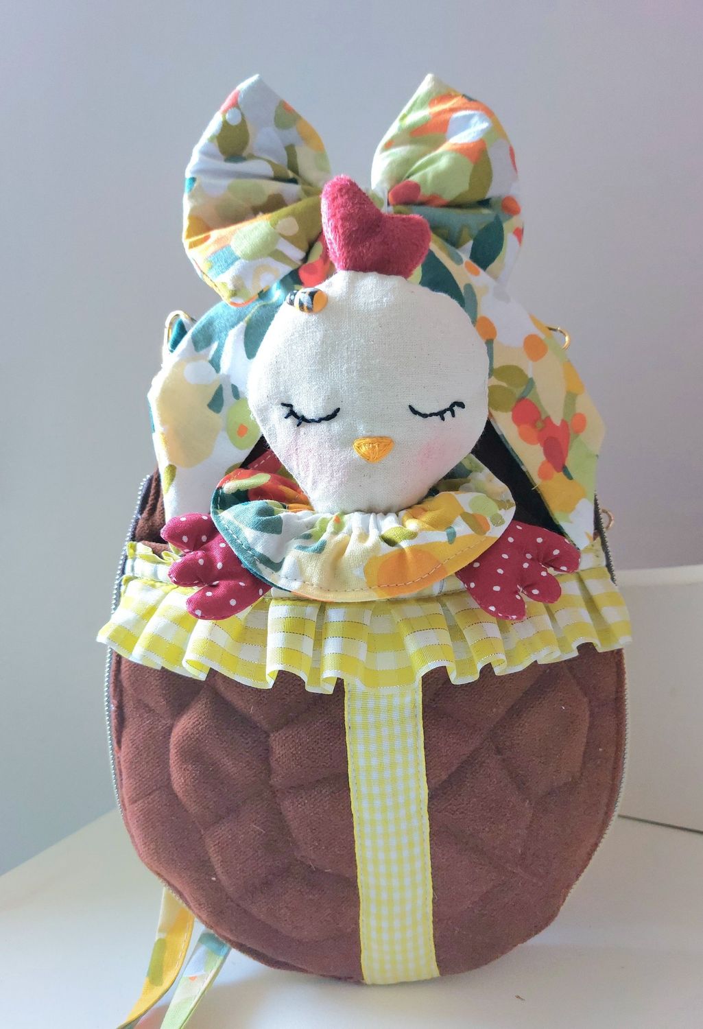Le sac oeuf et son poulet