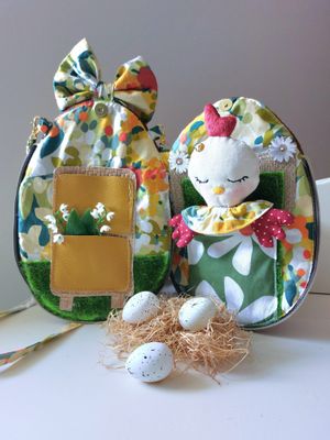 Le sac oeuf et son poulet