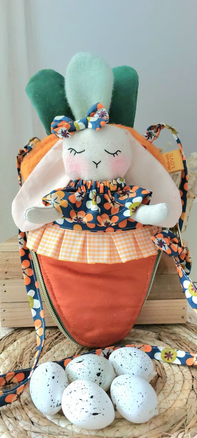 Le sac carotte et son lapin