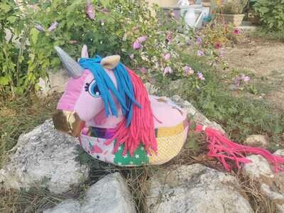 Pouf cheval - licorne
