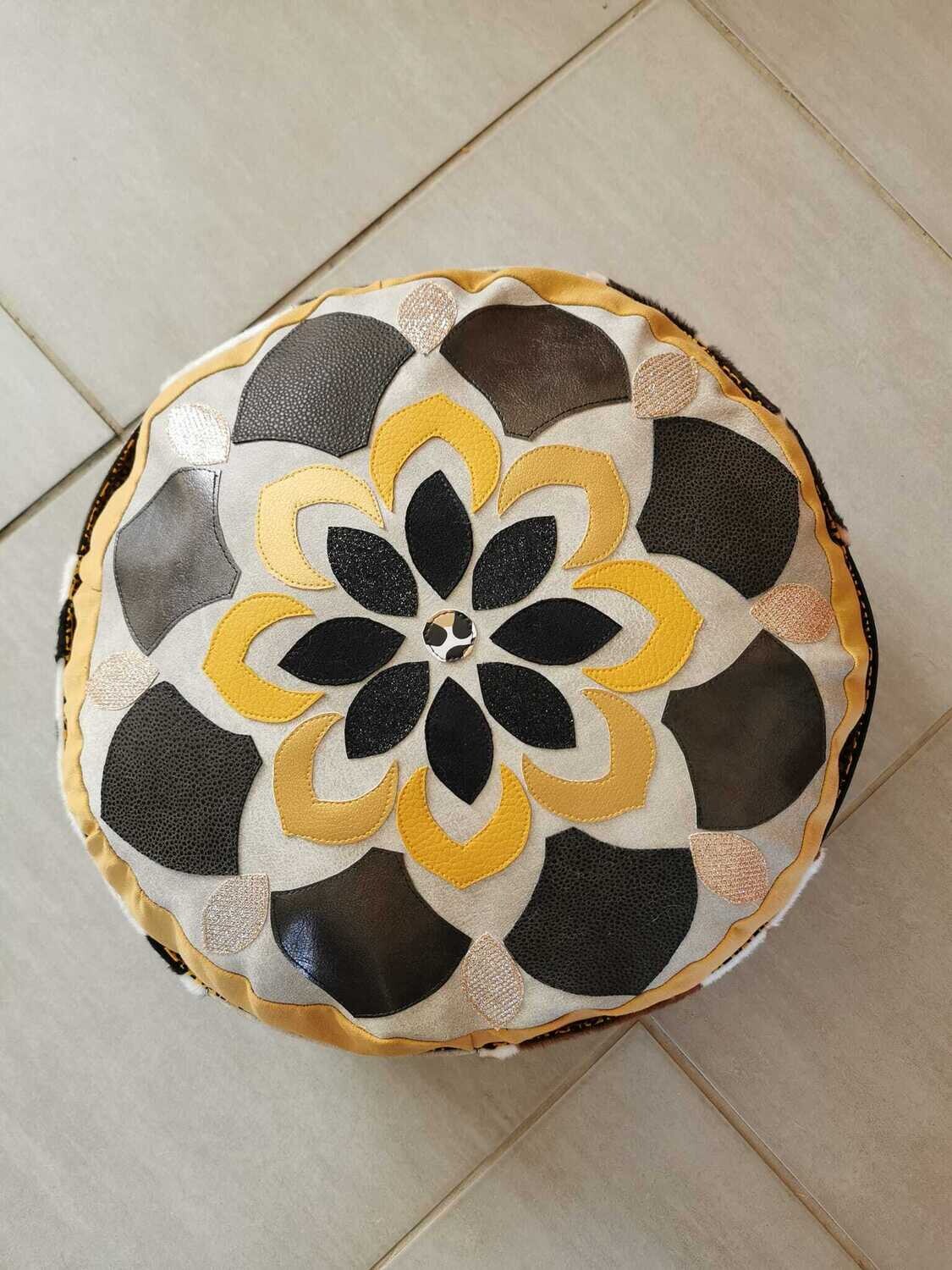 Lot poufs licorne dino tortue mandala 