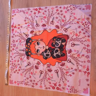 Coupon fille aux pandas