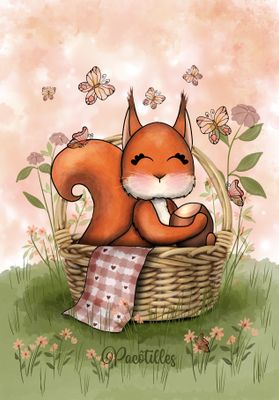 Coupon Ecureuil panier