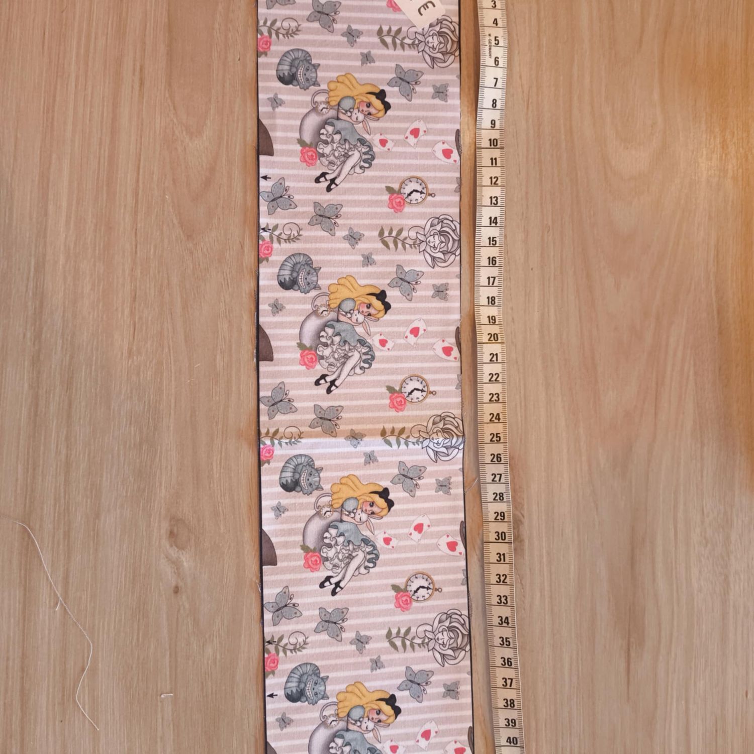 coupon Alice, Taille: Coupon coton 12x45cm