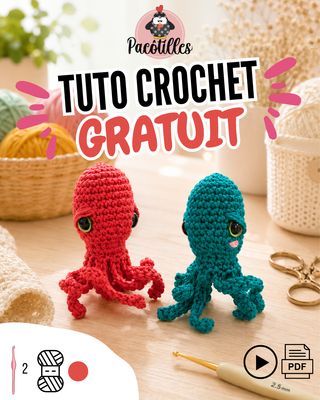 Crochet - Michel le poulpe