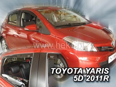 Ветровики, Toyota Yaris 2011 - 2019 (5 Door)