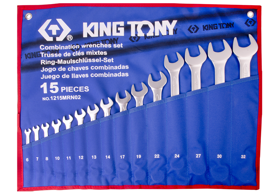 14 pcs COMBINATION WRENCH SET METRIC TETORON - KING TONY