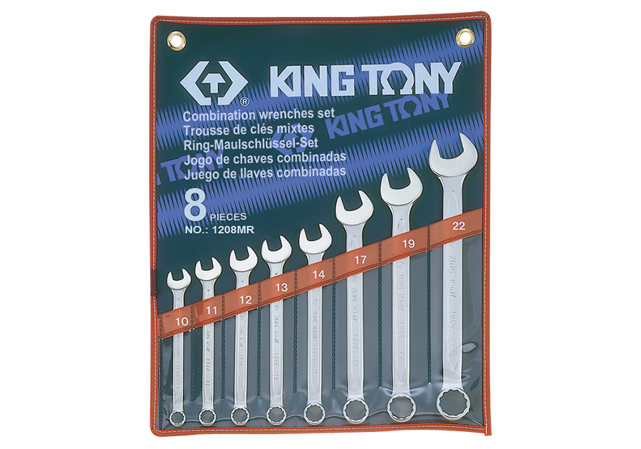 8 pcs Combination wrench set KING TONY 10-22mm