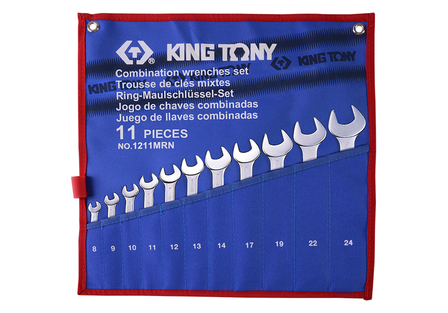 11 pcs Combination wrench set KING TONY 8-24mm