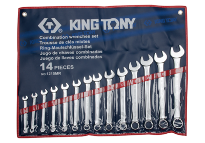 14 pcs COMBINATION WRENCH SET METRIC - KING TONY