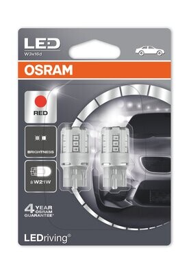 LEDRIVING - 12V W21W - PUNANE OSRAM