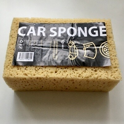 Губка автомобильная крупнопористая Car Sponge 19х12х7см
