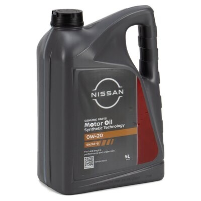0W20 SN/GF-5 Моторное масло NISSAN 5L