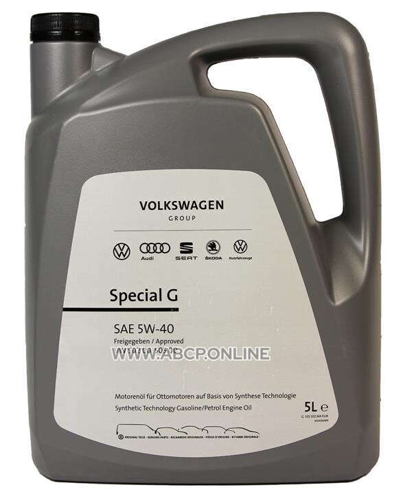 5W40 G Моторное масло VAG 5L