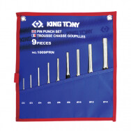 9 pcs PIN PUNCHES SET (TETORON) - KING TONY