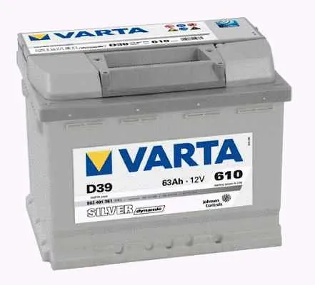 KÄIVITUSAKU SILVER DYN D39 63Ah 610A 242X175X190 +/-