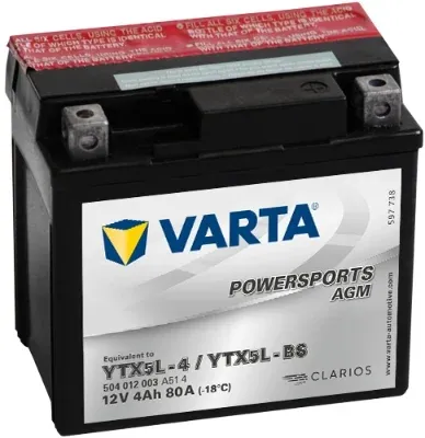 12V 4AH 80A