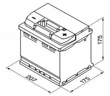 BLUE DYN B18 44Ah 440A 207X175X175 -/+ - 5444020443132 VARTA
