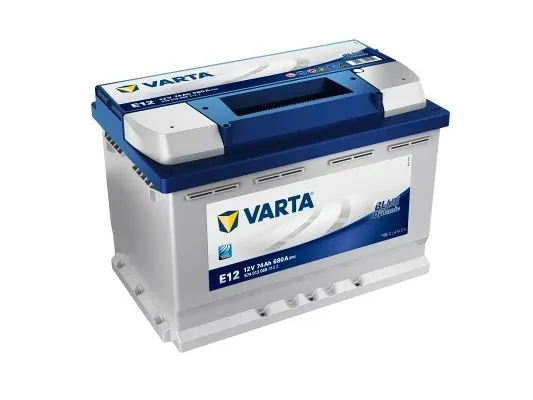 VARTA - E12  74AH 680A  + --