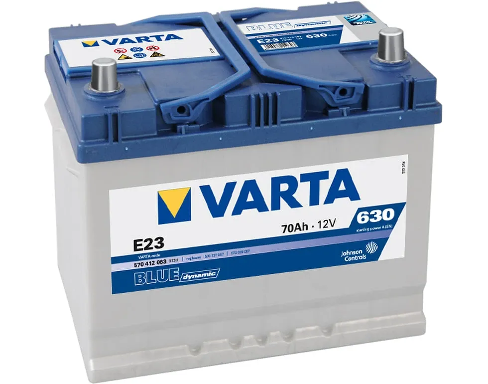 KÄIVITUSAKU BLUE DYN E23 70Ah 630A 261X175X220 -/+
