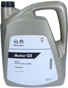 0W20 GM OPEL MOOTORIÕLI C5 5L