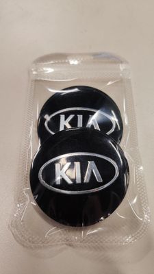 VELJEKLEEBISED KIA 56MM MUST 4TK VELJEKLEEBISED KIA 56MM MUST 4TK