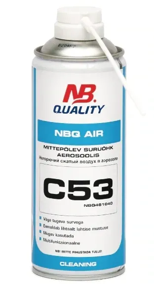 Негорючий сжатый воздух в аерозоле AIR 400ml C53