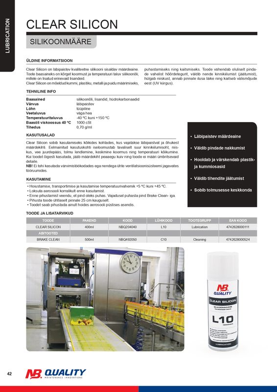 Silikoonmääre L10 400ml - NBQ204040