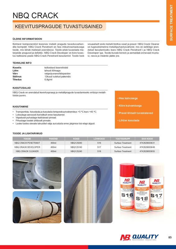 METALL PRAGUDE TUVASTAJA S17 400ML - NBQ125140