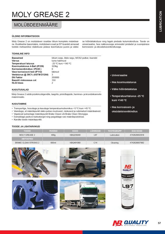MOLÜBDEEN MÄÄRE L97 400G - NBQ235040
