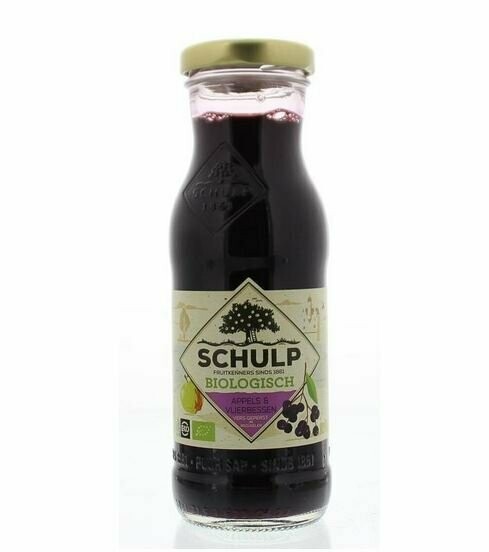 Schulp Biologisch fruitsap Appels en Vlierbessen