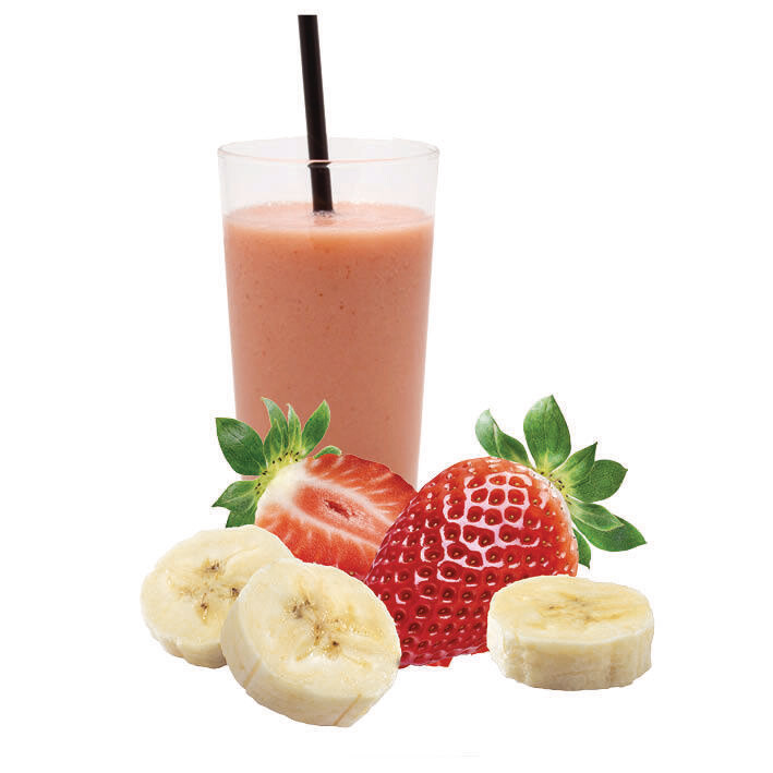 Tropical smoothie Aardbei-Banaan
