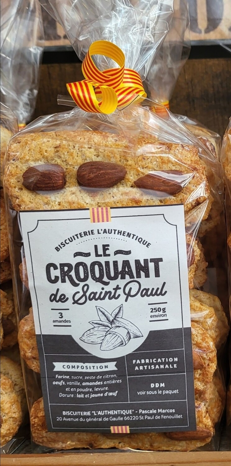 Le Croquant de Saint Paul (3 amandes) 250g