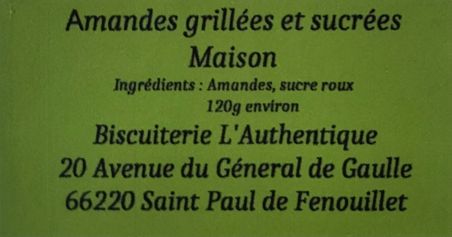 Amandes Grillées Sucrées