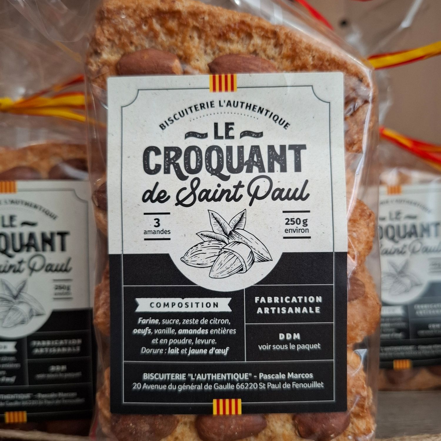 Le Croquant de Saint Paul (3 amandes) 250g