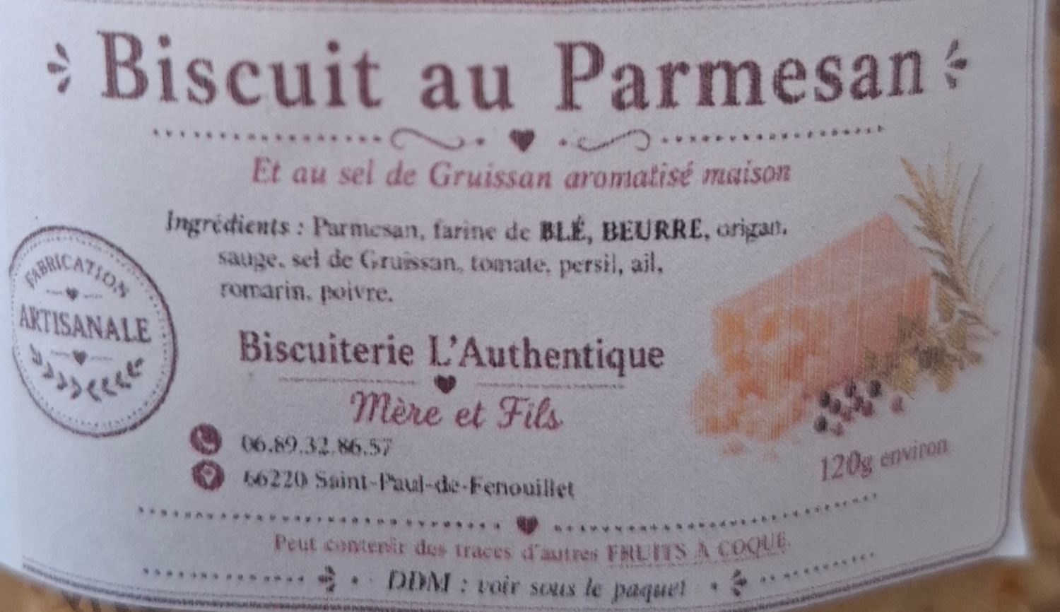 Biscuit au Parmesan