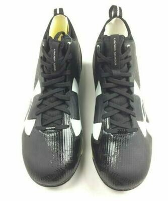 UNDER ARMOUR CRUSHER RM FOOTBALL CLEATS, SIZE 12 (MUA2)