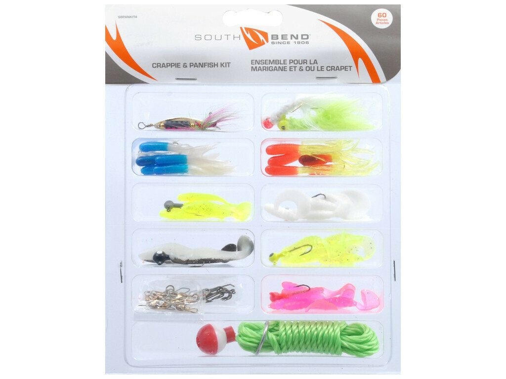 South Bend Crappie &amp; Panfish 60 piece Kit SBPANKIT4